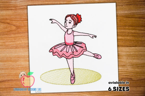 A Ballet Girl Design for Quick, Graceful Embroidery