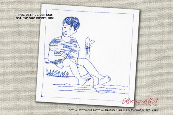 A Practical Review of the No Fishing Today Bluework Embroidery Design