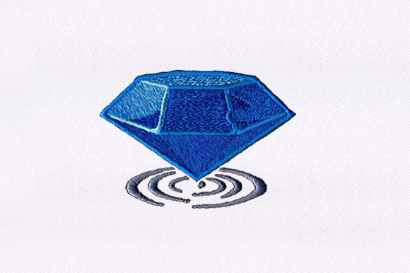 A Professional Review: The Blue Diamond Embroidery Design
