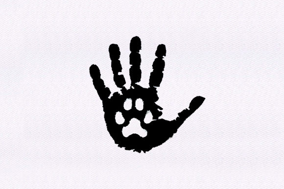 Animal Paw and Hand Design: Sweet & Sentimental Embroidery