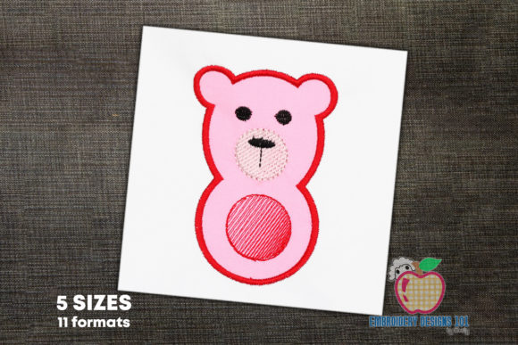 Bear Design Woodland Animal Applique Review for Personalized Gifts