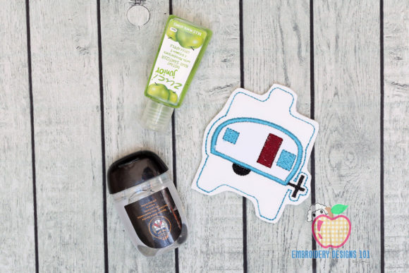Evaluating the Camper Van Hand Sanitizer Holder Embroidery Design
