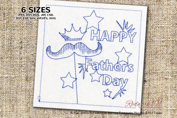 Happy Fathers Day Lineart: A Boutique Embroidery Designer's Review