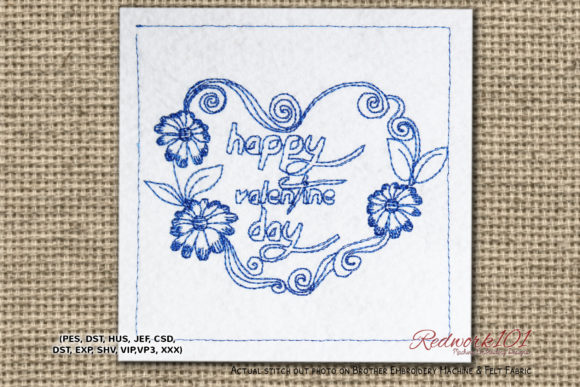 Happy Valentine Day Redwork: A Designer's Seasonal Review