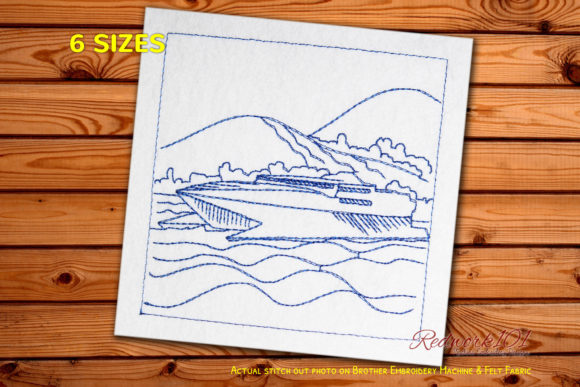 High-Speed Craft Embroidery Design for Boutique Apparel