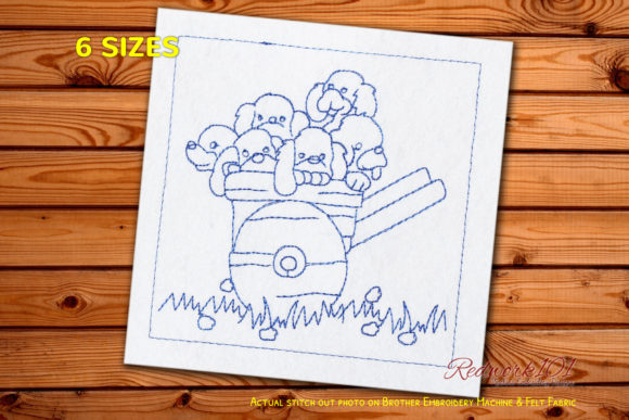 Puppies in Trolley Lineart: A Seller’s Review