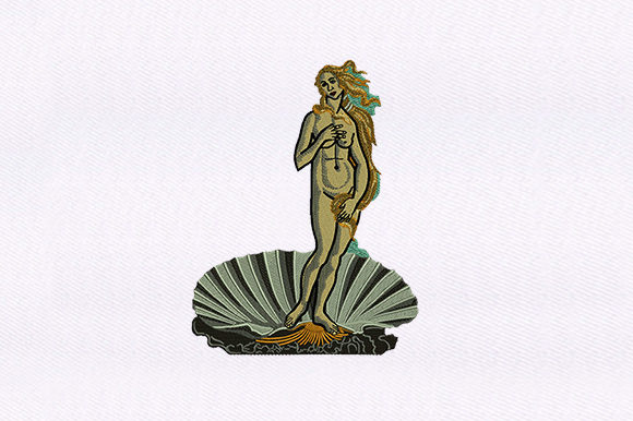 Reviewing the Birth of Venus Embroidery Design for Seasonal Use