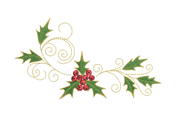 Reviewing the Christmas Holly Ornament Embroidery Design
