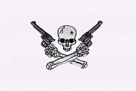 Skull Gunslinger Design: A Boutique Embroidery Review