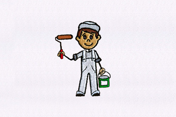The Friendly Painting Man Embroidery Design Review