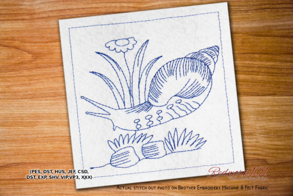 The Giant African Snail Embroidery Design: A Surprisingly Warm Bug