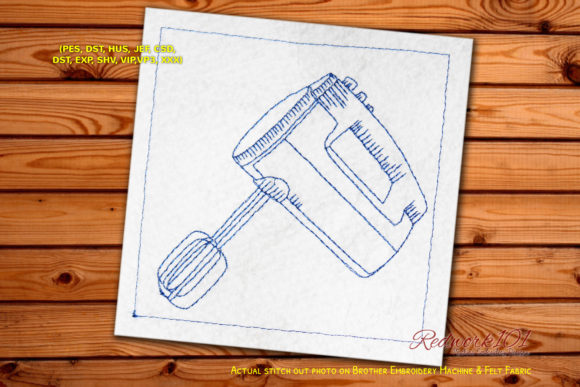 Vintage Kitchen Mixer Embroidery: A Designer’s Review